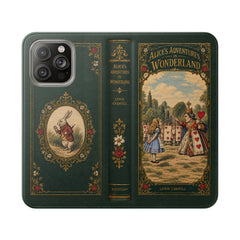 "Alice in Wonderland" Folio Phone Case