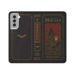 "Dracula" Red Castle Folio Phone Case