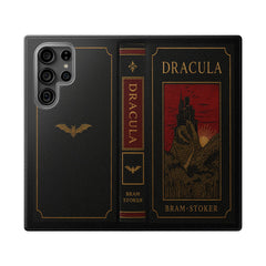 "Dracula" Red Castle Folio Phone Case