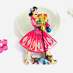 1950s Fancy Lady Brooch by Rosie Rose Parker-0