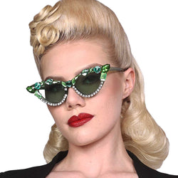 "Irene" Mardi Gras Sunglasses width=100 