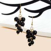 Drop Dangle Handmade Grape Cluster Earrings Colorful Cute Fruit Hook Eardrop-9 width=100 