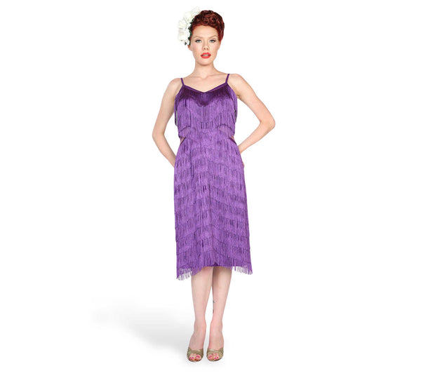 "Leander" 1950s Style Fringe Dress