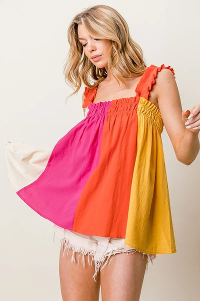 Joyful Bloom Bodice Top