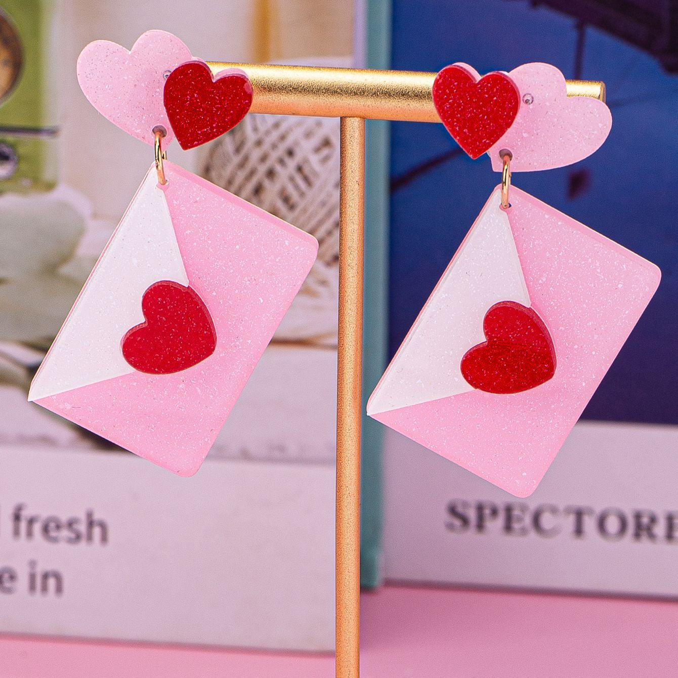 Love Letter Heart Earrings