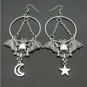 "Bonnie" Big Bat Earrings