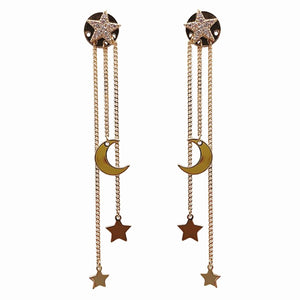 Gilded Starfall Earrings