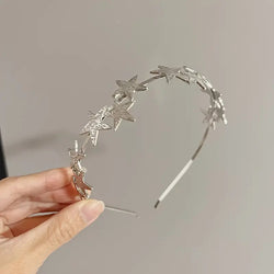 "Carina" Silvery Stars Tiara width=100 