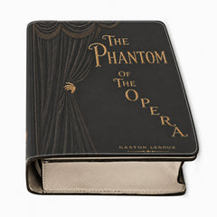 BCIP - Front Angle - "The Phantom of the Opera" Curtains Book Clutch