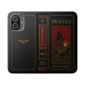 "Dracula" Red Castle Folio Phone Case width=100 