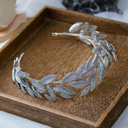 "Salla" Zircon Alloy Hair Band width=100 