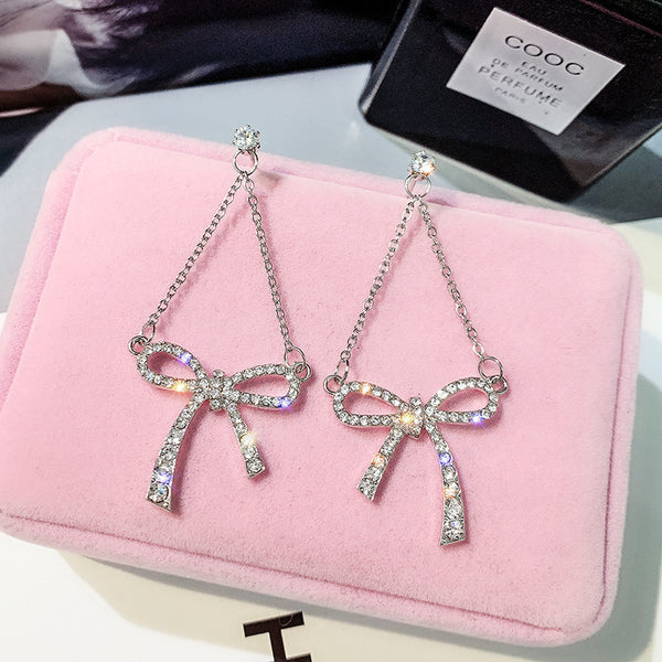 Glistening Bow Earrings