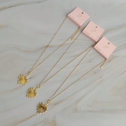 Clip Hanging Initial Heart Necklace-4 width=100 