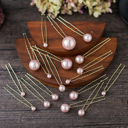 Luna Faux Pearl Hairpins width=100 