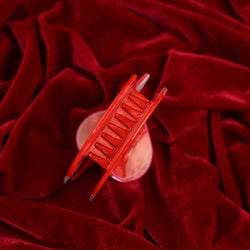 "Jezebel" Heart and Dagger Hair Clip width=100 