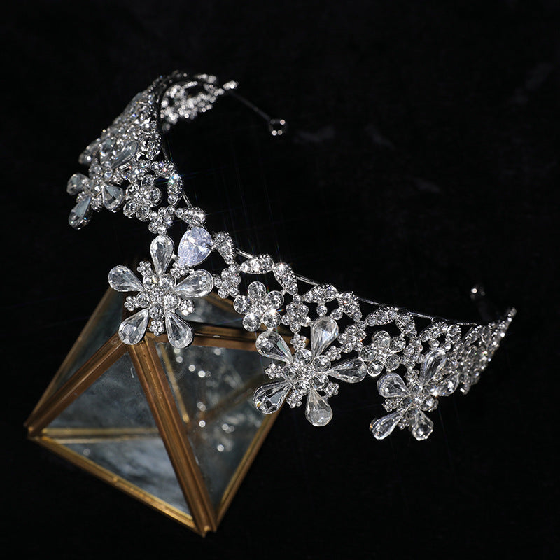 Crystal Blossom Crown Hair Accessory