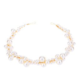 "Ysolde" Pearl Chain Headdress width=100 