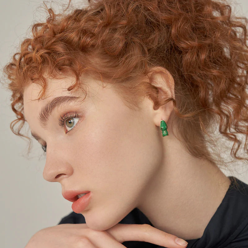 "Los Feliz" Alligator Earrings