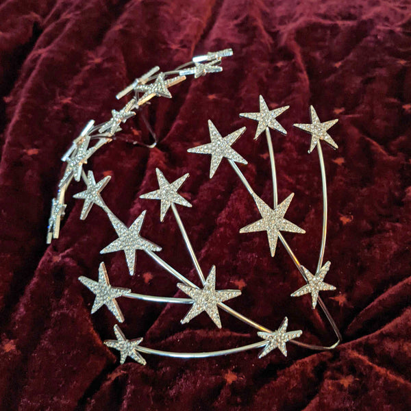 "Zandra" Stars Headpiece