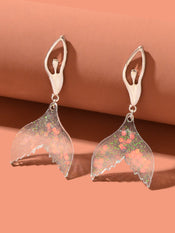 Graceful Mermaid Dancer Earrings Whimsical Fashion Design Stud Jewellery Gift-4 width=100 