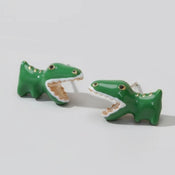 "Los Feliz" Alligator Earrings width=100 
