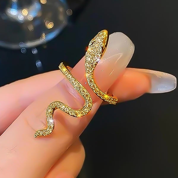 Enchanted Night Serpent Ring