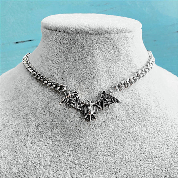Shadowbound Bat Pendant
