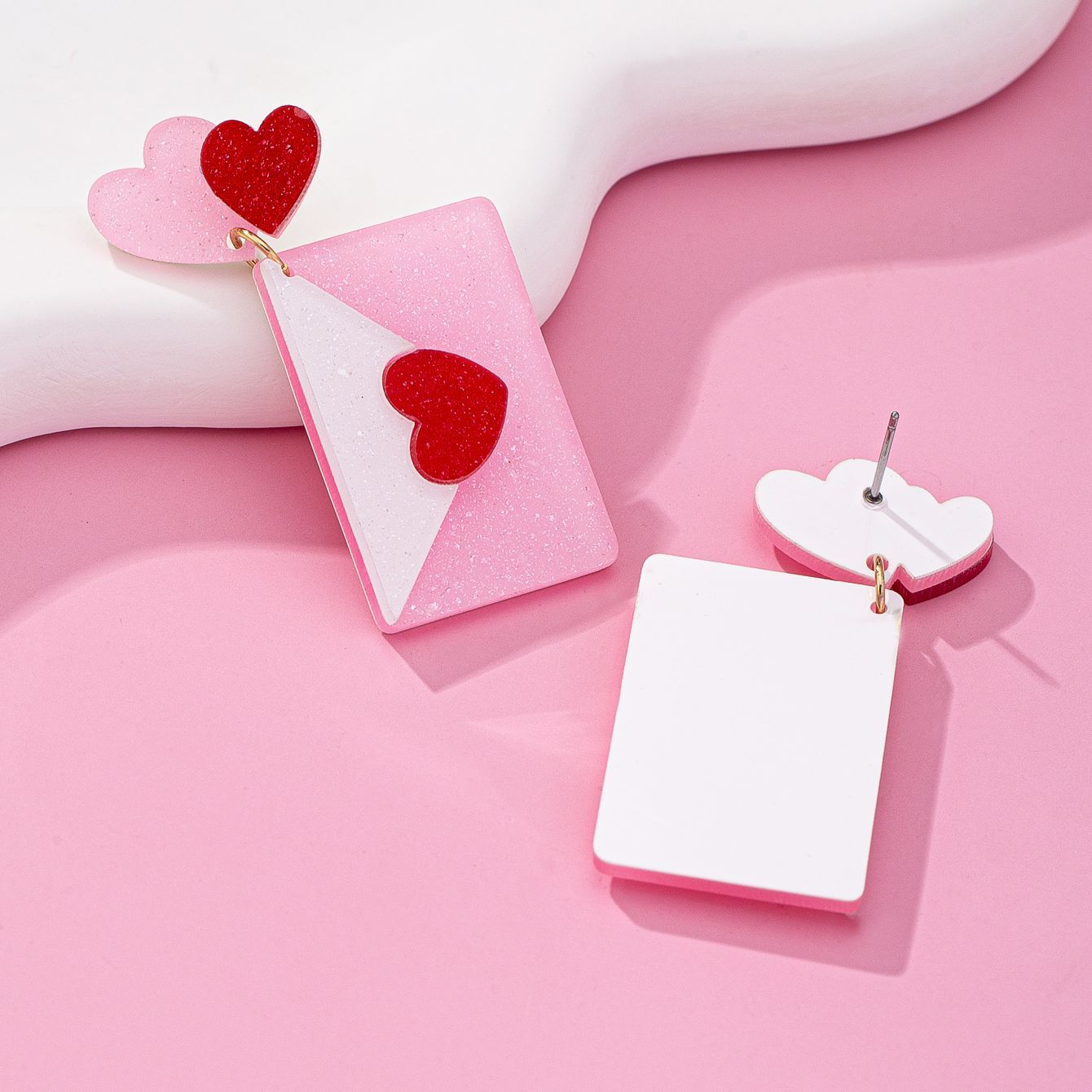 Love Letter Heart Earrings