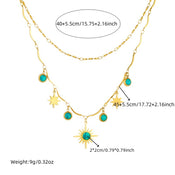Turquoise Desert Star Necklace width=100 