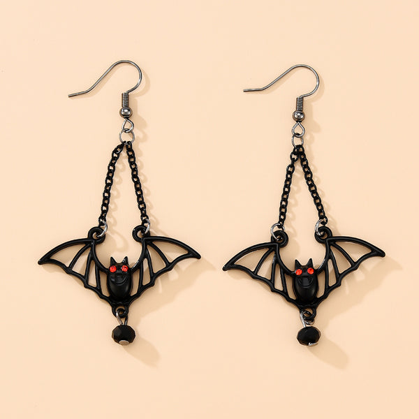 Wired Bat Earrings