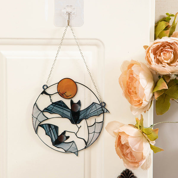 Misty Moon Bat Pendant