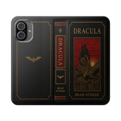 "Dracula" Red Castle Folio Phone Case width=100 