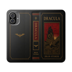 "Dracula" Red Castle Folio Phone Case