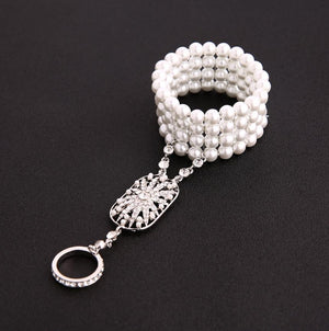Beige Blossom Bracelet