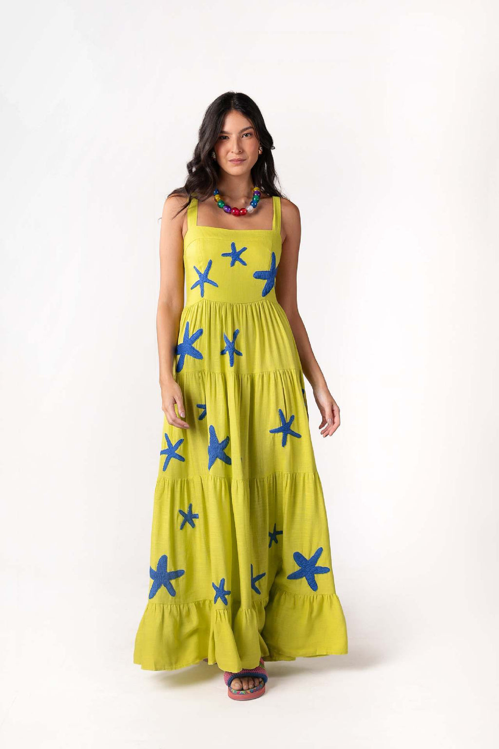 "Phyllis" Starfish Maxi Dress