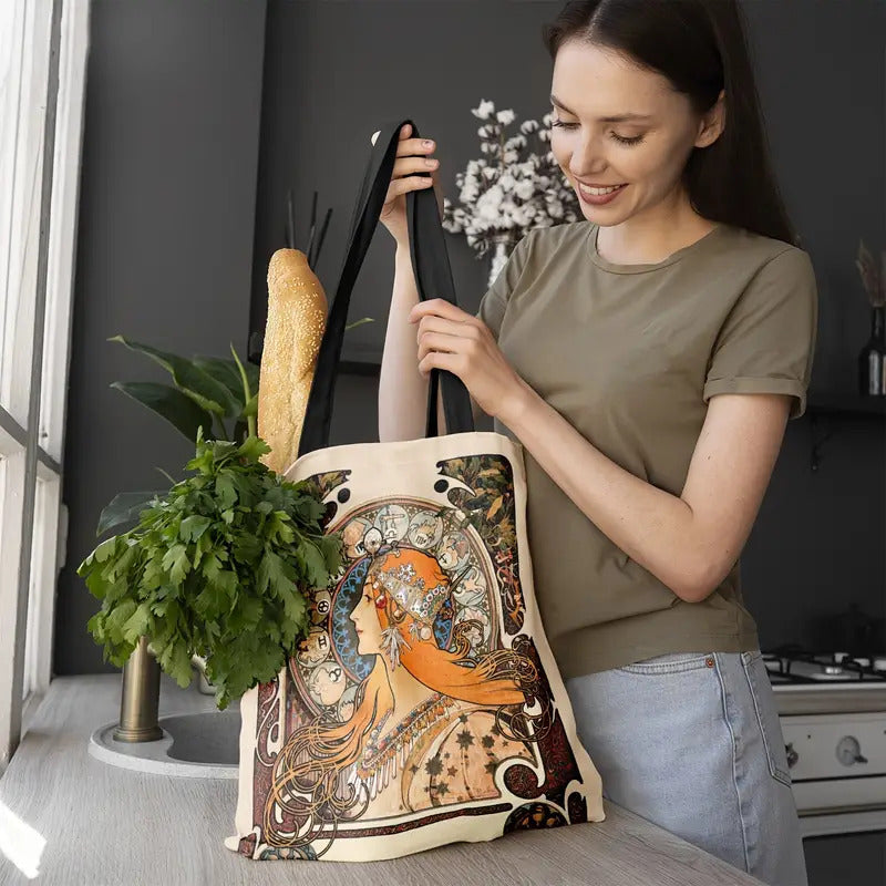 "Mucha" Cloth Tote Bag