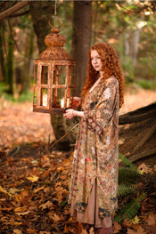 "Dream Weaver"  Opera Duster Kimono with Zodiac Signs width=100 