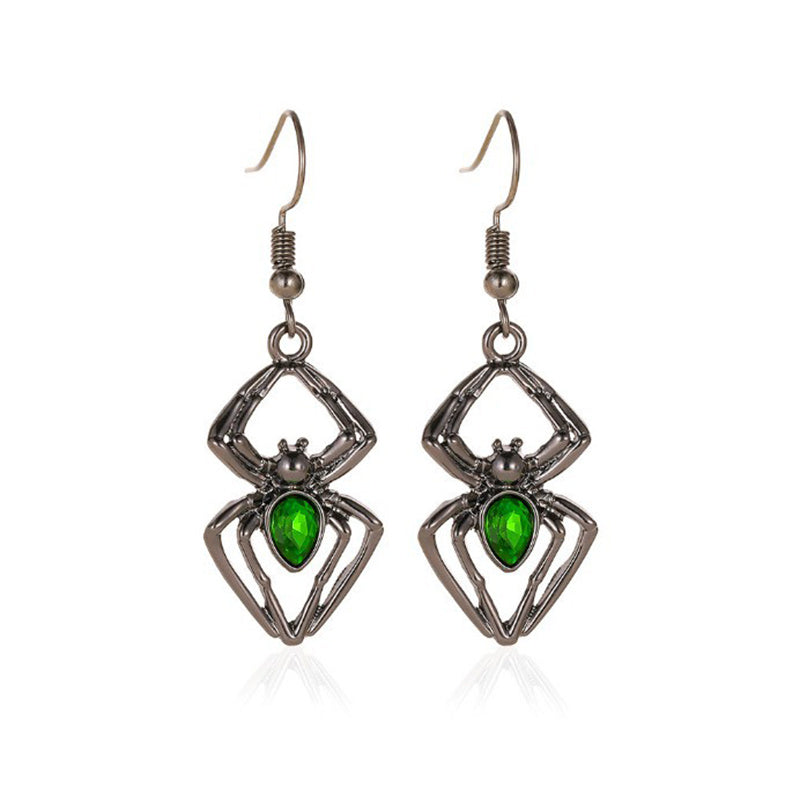 Spider Necklace Earrings Set