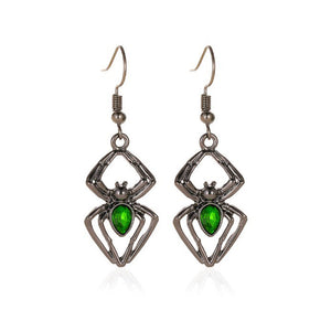Spider Necklace Earrings Set