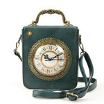 Vintage Clock Rectangle Shoulder Bag-0