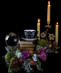 Belle de Nuit Teacup and Saucer by Miss Havisham-0