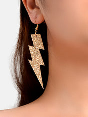 Sparkling Retro Party Acrylic Exaggerated Women Lightning Bolt Dangle Earrings-1 width=100 