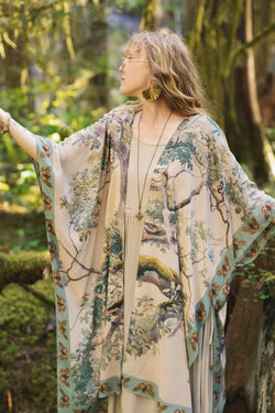 "Earth and Sky" Bohemian Kimono width=100 