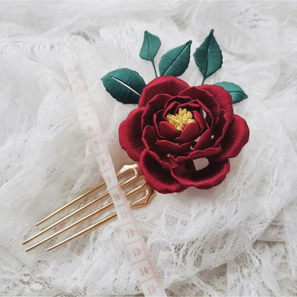 Ethereal Rose Hairpin