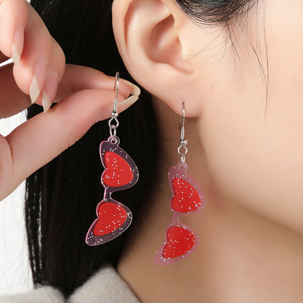 Lolita Heart-Shaped Earrings