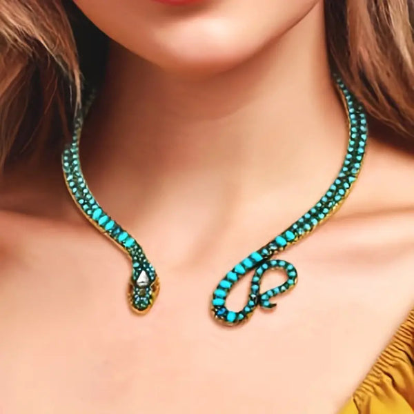 "Shesha" Serpent Necklace