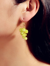 Drop Dangle Handmade Grape Cluster Earrings Colorful Cute Fruit Hook Eardrop-4 width=100 