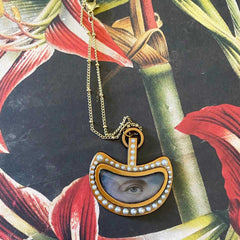 "Lovers Eye" Meadow Moon Necklace