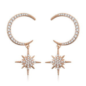 Starlit Copper Earrings