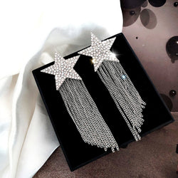 Starlit Cascade Earrings width=100 